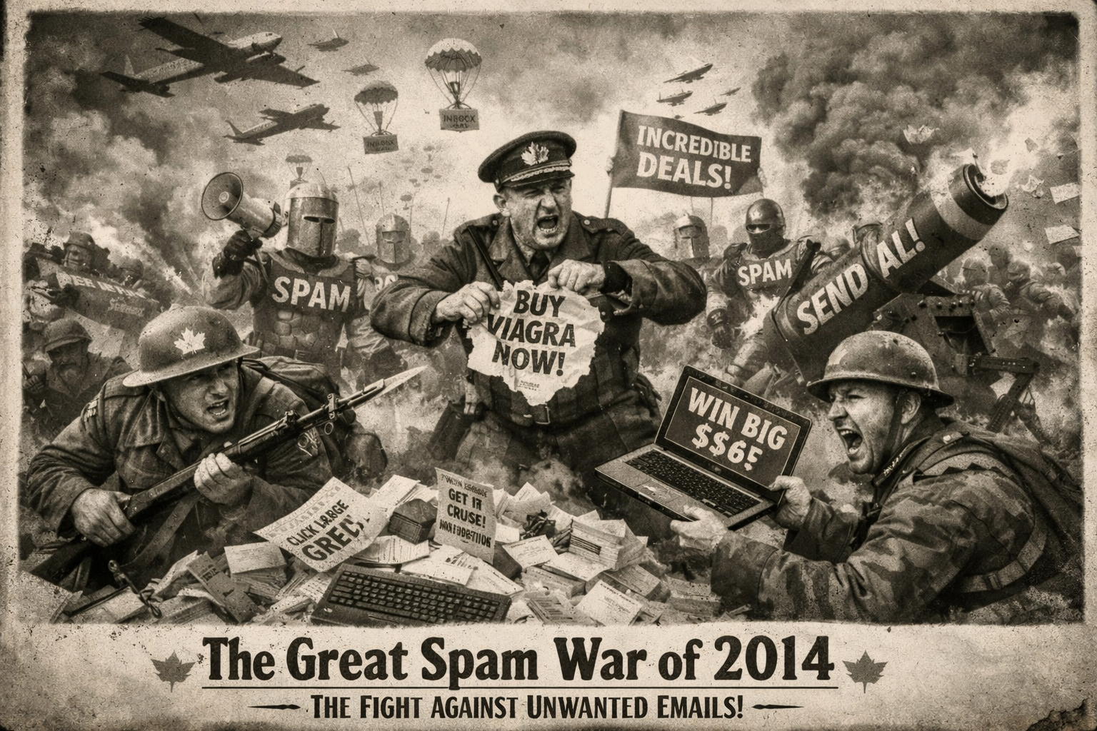 My grandpappy didn’t die so you could continue sending me SPAM