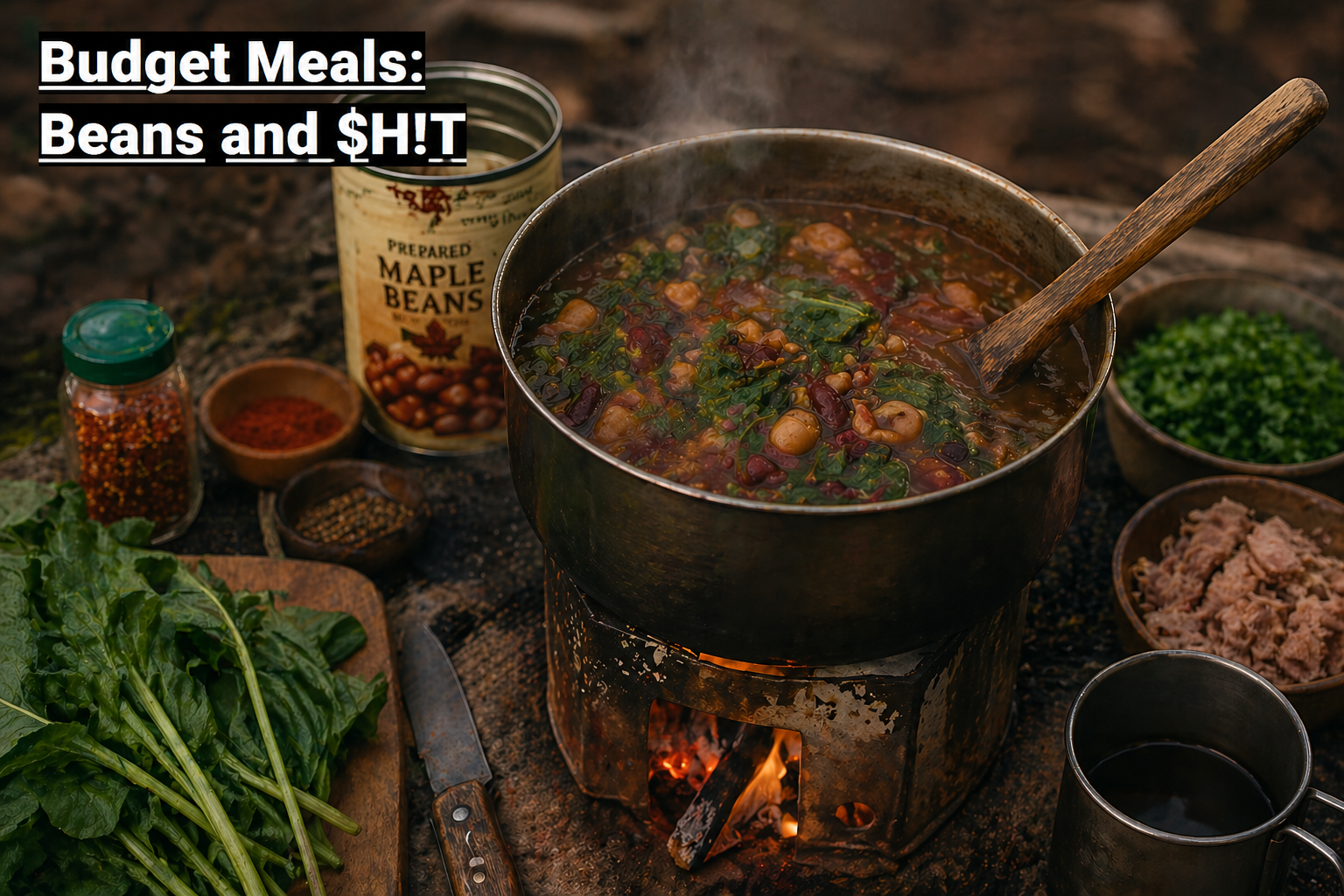 Budget Meals: Beans and $H!T