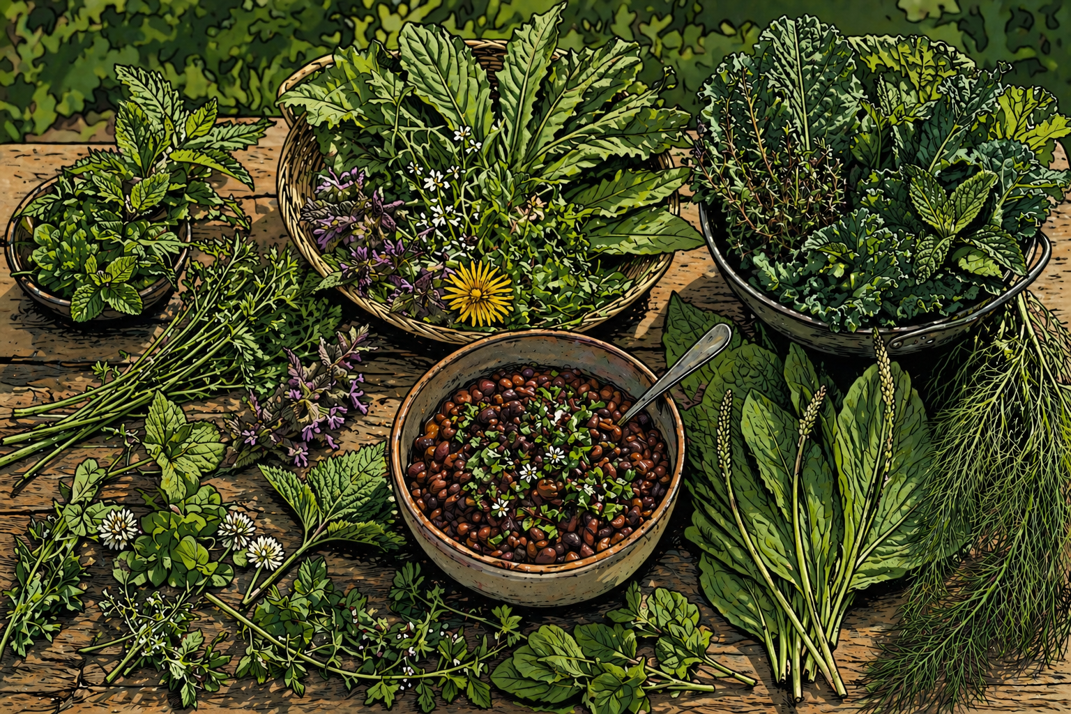 Eat the Weeds: Eating Stuff in April That I Did Not Plant